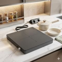 Bếp Từ Đơn Mishio MK448 Công Suất 2000W - Mặt Kính Kanger Hạng A