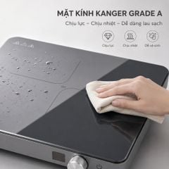 Bếp Từ Đơn Mishio MK448 Công Suất 2000W - Mặt Kính Kanger Hạng A