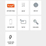  Khóa Thông Minh Kachi MK42 - Chuyên Dụng Cửa Nhôm Xingfa, Cửa Kính | Mở Khóa Qua App Tuya, Vân Tay, Thẻ Từ | Chống Nước IP65 