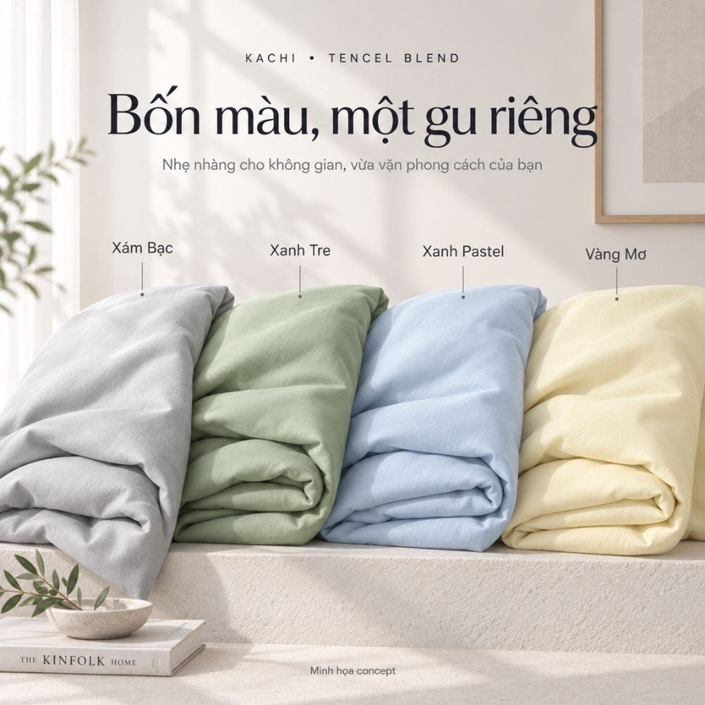 Vỏ chăn Kachi Tencel Blend MK479 – hình ảnh chi tiết 2