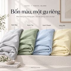Vỏ chăn Kachi Tencel Blend 200 × 220 cm MK479 – 4 màu tùy chọn