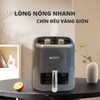  Nồi chiên không dầu 6L Mishio MK408 – Màu Xám Sang Trọng, Bảo Hành 24 Tháng 