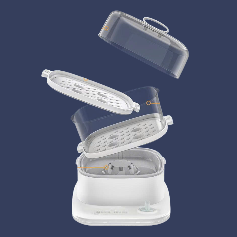 Nồi Hấp Điện 2 Tầng Mishio MK839 (6 Lít) – Bí Quyết Cho Bữa Ăn 