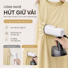 Bàn Ủi Hơi Nước Hút Giữ Vải Kachi MK475 – Giữ Vải Ổn Định, Ủi Phẳng Dễ Hơn