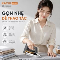Bàn ủi khô Kachi MK423 1000W - Là phẳng mọi nếp nhăn, an toàn cho mọi loại vải