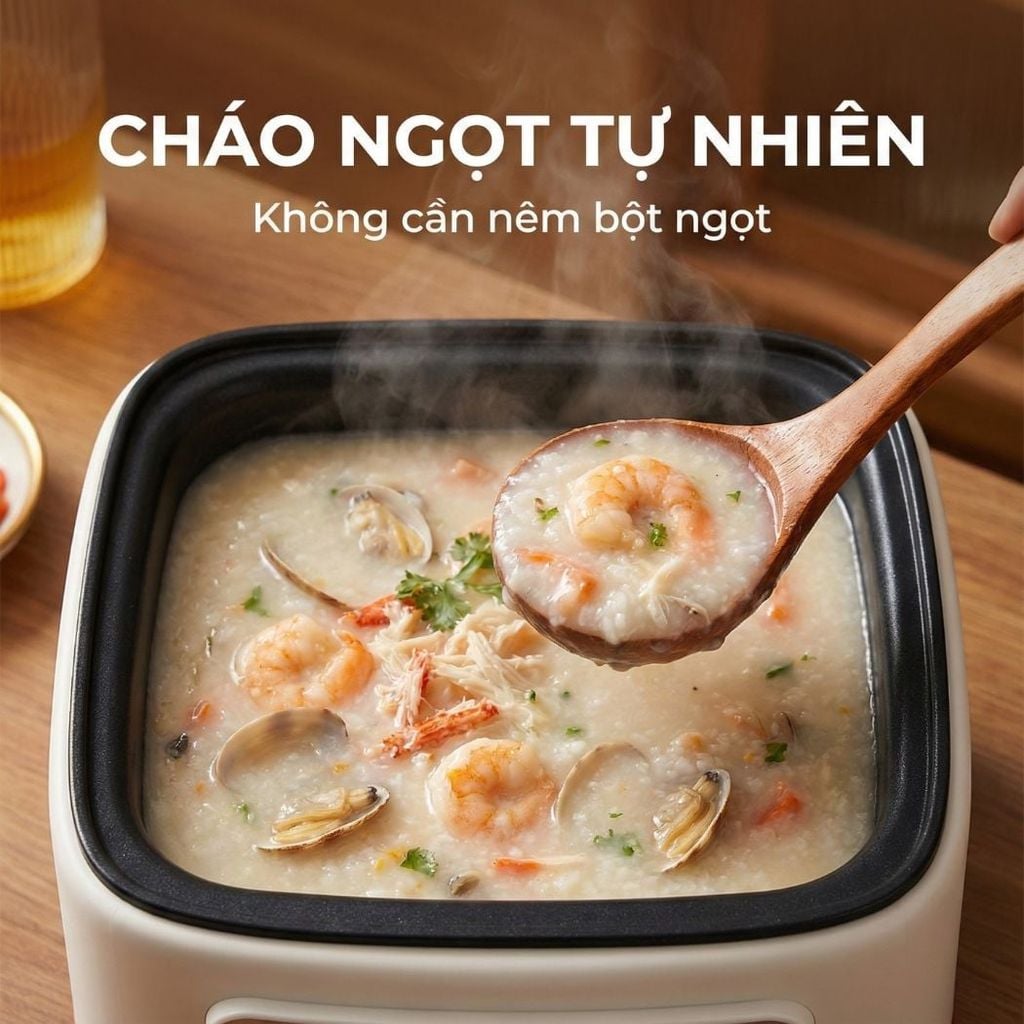 Nồi lẩu hấp thủy nhiệt Mishio MK382 khay hấp inox 304