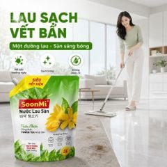 Nước Lau Sàn Soonmi 3kg Dạng Túi - Sạch Bóng, Khử Khuẩn, Thơm Mát MK