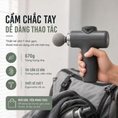 Súng Massage Cầm Tay KACHI MK466 Công Suất 20W - 4 Đầu Massage Giảm Đau Cơ Sâu