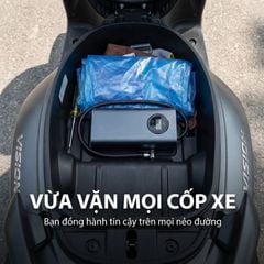 Máy bơm pin Kachi MK374 - Bơm xăm lốp ô tô, xe máy, xe đạp, phao, bóng