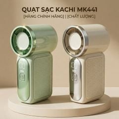 Quạt Cầm Tay Mini Kachi MK441 - Pin Khủng 3000mAh, Màn Hình LED Hiển Thị, 6 Cấp Độ Gió (Bảo Hành 18 Tháng)
