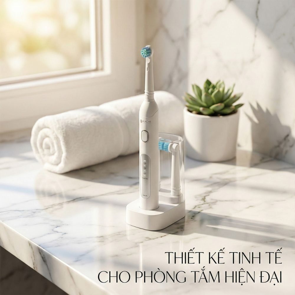 Bàn Chải Điện Đầu Xoay Tròn Kachi MK361