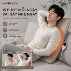Thảm Chườm Nóng Ngải Cứu Đông Y Kachi MK421 - Giảm Đau Lưng, Vai Gáy Nhanh Chóng Tại Nhà
