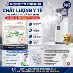 Máy Xông Khí Dung Cầm Tay Kachi YS35: Giải Pháp Hô Hấp Linh Hoạt Mọi Lúc, Mọi Nơi