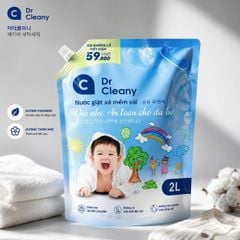 Nước Giặt Cho Bé Dr. Cleany 2kg - Dịu Nhẹ, An Toàn Cho Da Nhạy Cảm | Công Nghệ Hàn Quốc MK