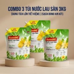Nước Lau Sàn Soonmi 3kg Dạng Túi - Sạch Bóng, Khử Khuẩn, Thơm Mát | Siêu Tiết Kiệm MK