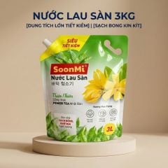 Nước Lau Sàn Soonmi 3kg Dạng Túi - Sạch Bóng, Khử Khuẩn, Thơm Mát | Siêu Tiết Kiệm MK