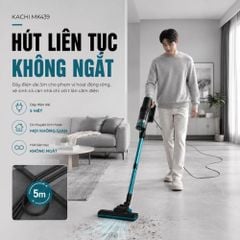 Máy Hút Bụi Cầm Tay Kachi MK439 – Lực Hút Mạnh 15.000Pa, Gọn Nhẹ, Hiệu Quả Tối Ưu