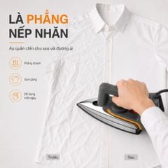 Bàn ủi khô Kachi MK423 1000W - Là phẳng mọi nếp nhăn, an toàn cho mọi loại vải