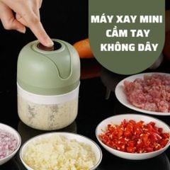 Máy Xay Tỏi Ớt Mini Chạy Pin Mishio MK420