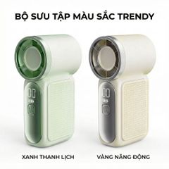 Quạt Cầm Tay Mini Kachi MK441 - Pin Khủng 3000mAh, Màn Hình LED Hiển Thị, 6 Cấp Độ Gió (Bảo Hành 18 Tháng)
