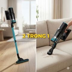 Máy Hút Bụi Cầm Tay Kachi MK439 – Lực Hút Mạnh 15.000Pa, Gọn Nhẹ, Hiệu Quả Tối Ưu