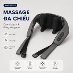 Máy massage cổ vay gáy 6D Kachi MK395 mô phỏng bàn tay người, chạy pin không dây tiện lợi
