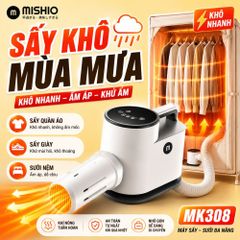 Máy Sấy UV Diệt Khuẩn Quần Áo, Chăn Nệm, Giày Mishio MK308