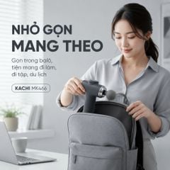 Súng Massage Cầm Tay KACHI MK466 Công Suất 20W - 4 Đầu Massage Giảm Đau Cơ Sâu