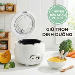 Nồi Cơm Điện Mishio MK233 size 0.8L nấu cơm ngon