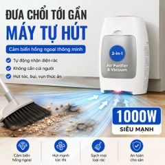 Trạm Hút Rác Quét Nhà Tự Động Kachi MK888: Tích Hợp Máy Lọc Không Khí, Hút Lông Thú Cưng & Hút Tóc Chuyên Dụng