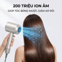 Máy Sấy Tóc Tốc Độ Cao Kachi ION (110.000 vòng/phút) - Sấy Nhanh, Chăm Sóc Tóc Ion Âm, Kiểm Soát Nhiệt NTC