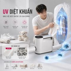 Máy Sấy Quần Áo UV Mishio MK308 – Sấy Khô, Khử Mùi, Hỗ Trợ Khử Khuẩn Cho Cả Gia Đình