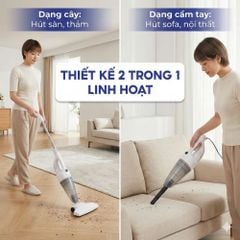 Máy Hút Bụi Cầm Tay Kachi MK438 600W - Lực Hút Mạnh Mẽ, Thiết Kế Linh Hoạt, Sạch Mọi Ngóc Ngách