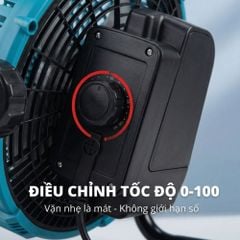 Quạt Để Bàn Tích Điện Kachi MK443 – Gió Turbo Mạnh Mẽ, Xoay 360 Độ, Thiết Kế Di Động Đa Năng