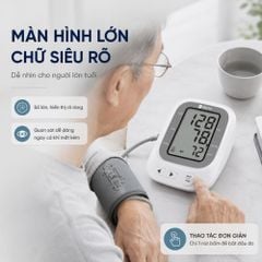 Máy đo huyết áp bắp tay Kachi JN-163B MK | Trợ lý AI đọc kết quả tiếng Việt | Hỗ trợ người cao tuổi mắt kém