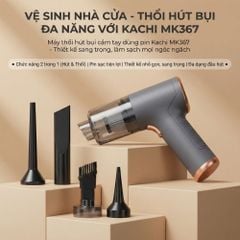 Máy Thổi Bụi vệ sinh Không Dây Kachi MK367 kèm phụ kiện hút bụi