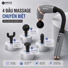 Gậy Massage Kachi MK405 – Súng Massage Cầm Tay Có Tay Nối Dài, Thư Giãn Sâu Từng Nhóm Cơ