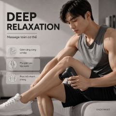Máy massage mini KACHI MK453 - Kèm đầu massage mặt chuyên dụng