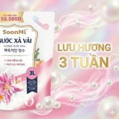 Nước Xả Soonmi 3kg: Bí Quyết Quần Áo Mềm Mại, Ngát Hương Suốt 3 Tuần MK