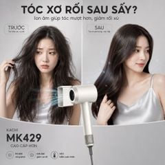 Máy Sấy Tóc Tốc Độ Cao Kachi ION (110.000 vòng/phút) - Sấy Nhanh, Chăm Sóc Tóc Ion Âm, Kiểm Soát Nhiệt NTC