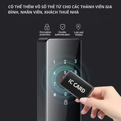 Khóa Cửa Thông Minh Kachi MK40 – Mở Khóa App Tuya + Vân tay + Chìa khóa + Thẻ từ + Mã số