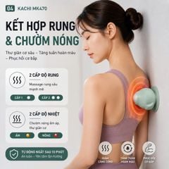 Máy Massage Cổ Vai Gáy Hít Tường Kachi MK470 - Bóng massage huyệt đạo lưng vai