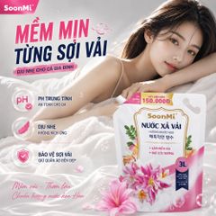 Nước Xả Soonmi 3kg: Bí Quyết Quần Áo Mềm Mại, Ngát Hương Suốt 3 Tuần MK
