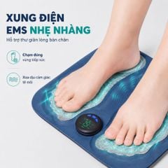 Thảm Massage Chân Xung Điện Kachi MK424 Pin Sạc - Giảm Đau Mỏi, Cải Thiện Tuần Hoàn Máu