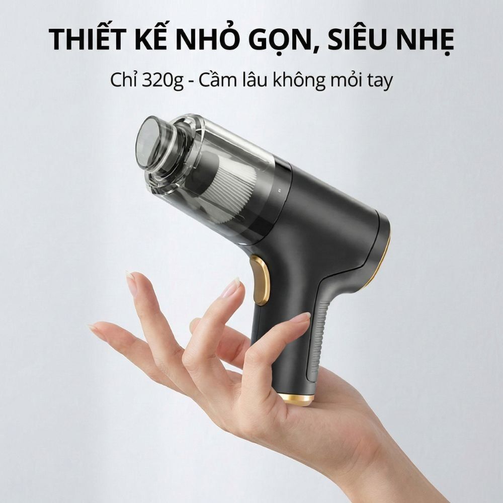 Máy Thổi Bụi vệ sinh Không Dây Kachi MK367 kèm phụ kiện hút bụi