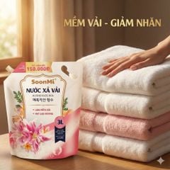 Nước Xả Soonmi 3kg: Bí Quyết Quần Áo Mềm Mại, Ngát Hương Suốt 3 Tuần MK