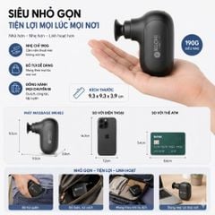 Máy massage mini KACHI MK453 - Kèm đầu massage mặt chuyên dụng