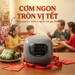 Nồi cơm điện lòng sứ dưỡng sinh 1.2L Mishio MK381