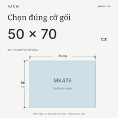 Vỏ gối nằm và vỏ gối ôm Kachi Tencel Blend 50x70cm MK476 MK480 – 4 màu tùy chọn