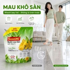 Nước Lau Sàn Soonmi 3kg Dạng Túi - Sạch Bóng, Khử Khuẩn, Thơm Mát MK